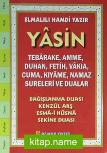 Yasin Türkçe Okunuşlu – Fihristli – Orta Boy (Kod:213)