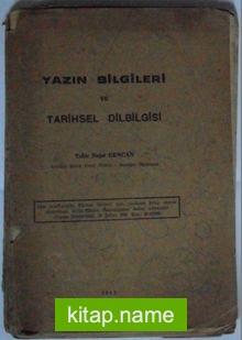 Yazın Bilgileri ve Tarihsel Dilbilgisi Kod: 8-E-18