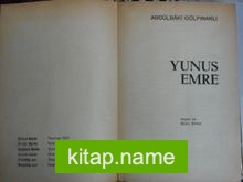 Yunus Emre / Hayatı ve Bütün Şiirleri (Kod: 6-H-24)