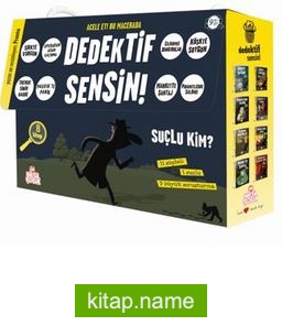 Dedektif Sensin / İki Set Bir Arada 8 Kitap