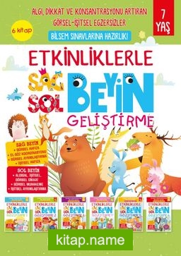 Etkinliklerle Sağ Beyin Sol Beyin Geliştirme (7 Yaş) 6’lı Set